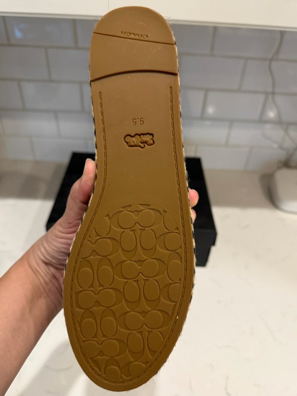 NIB Coach Dillon Suede Espadrilles Size 9.5B Never Worn - Picture 7 of 11